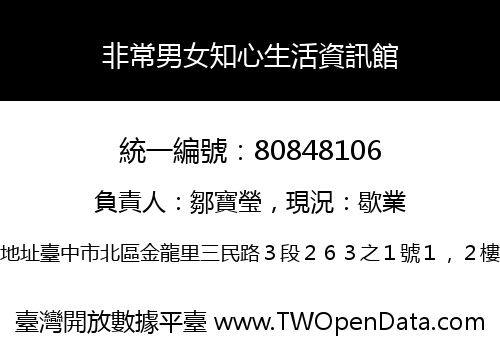 非常男女知心生活資訊館