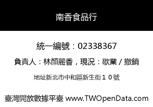 南香食品行