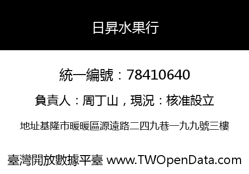 日昇水果行