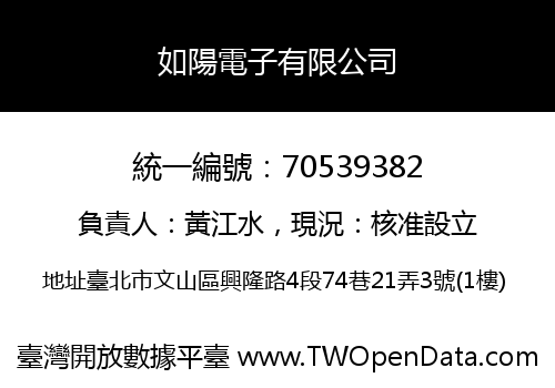如陽電子有限公司