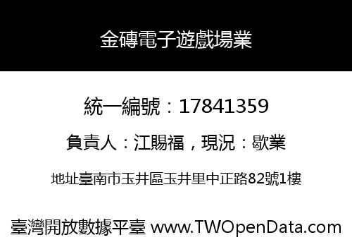 金磚電子遊戲場業