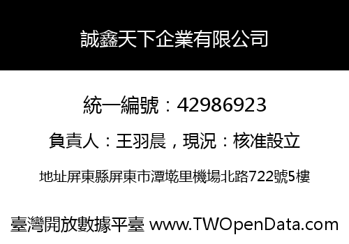 誠鑫天下企業有限公司