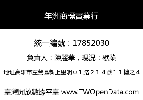 年洲商標實業行
