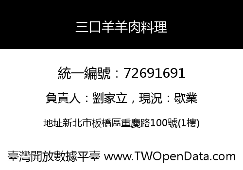 三口羊羊肉料理