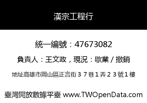 漢宗工程行