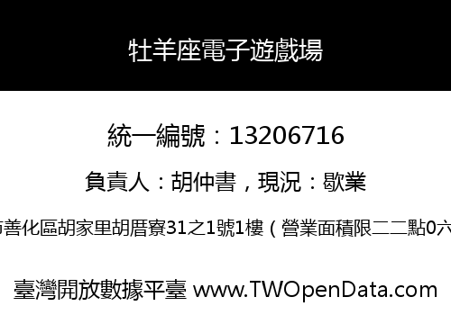 牡羊座電子遊戲場