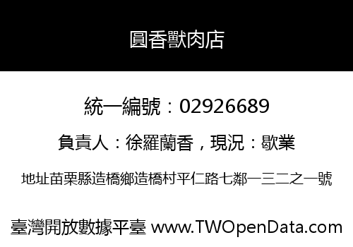 圓香獸肉店