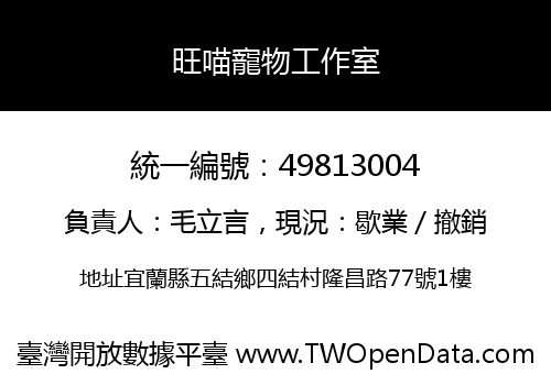 旺喵寵物工作室