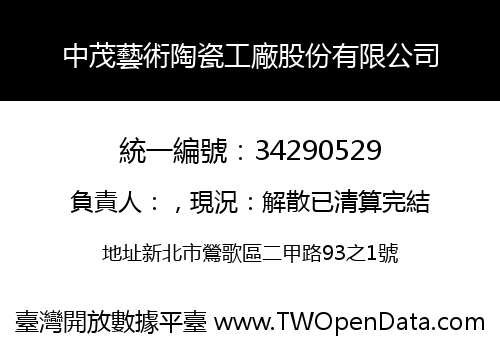 中茂藝術陶瓷工廠股份有限公司