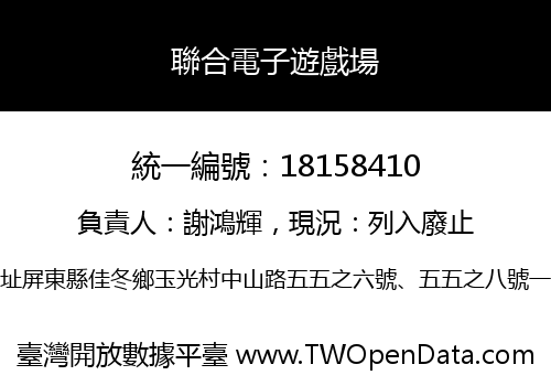 聯合電子遊戲場