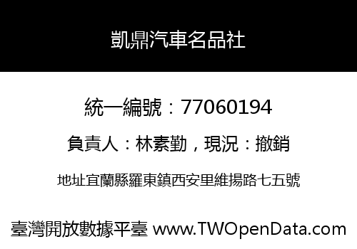 凱鼎汽車名品社