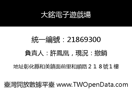 大銘電子遊戲場