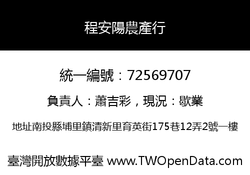 程安陽農產行