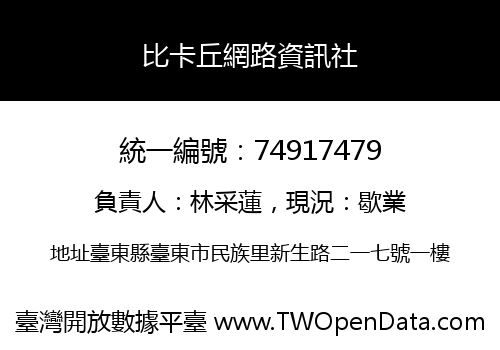比卡丘網路資訊社