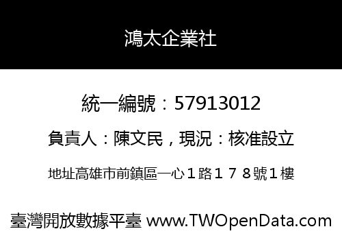 鴻太企業社