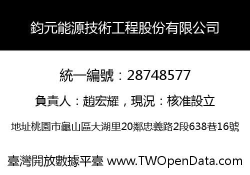鈞元能源技術工程股份有限公司