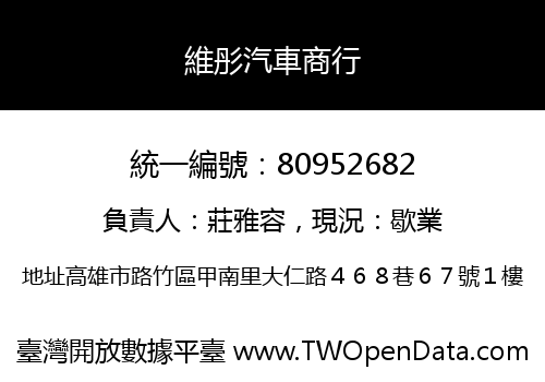 維彤汽車商行