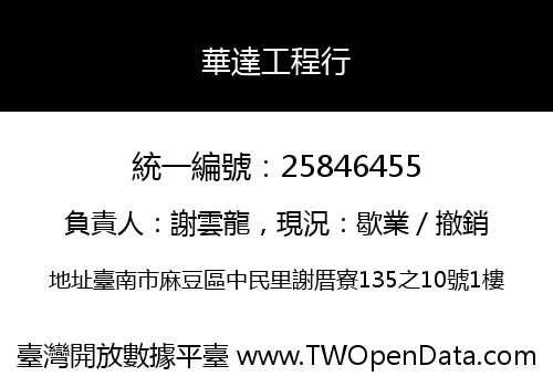 華達工程行