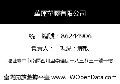 華運塑膠有限公司