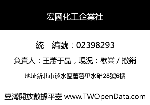 宏圖化工企業社