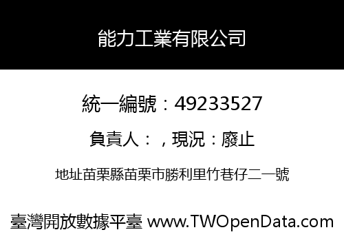 能力工業有限公司