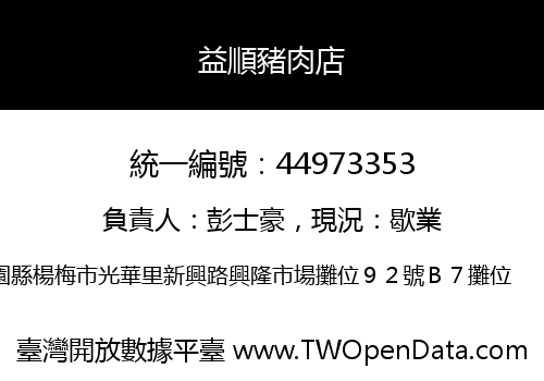 益順豬肉店