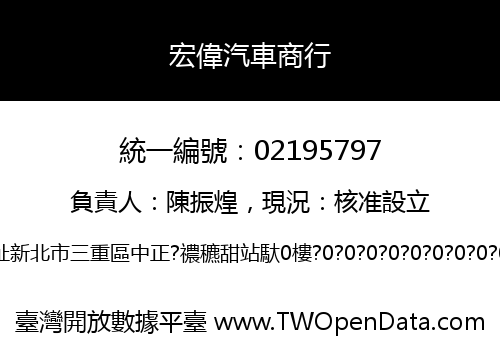 宏偉汽車商行