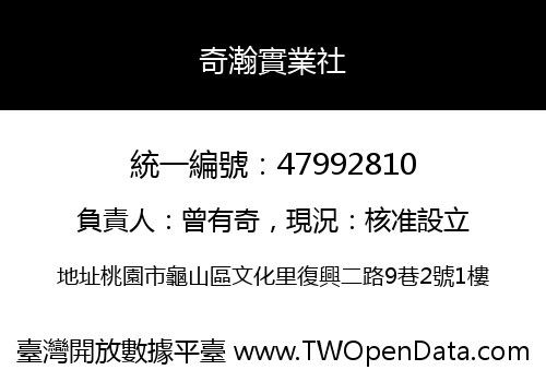 奇瀚實業社