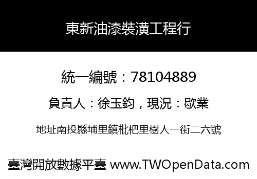 東新油漆裝潢工程行