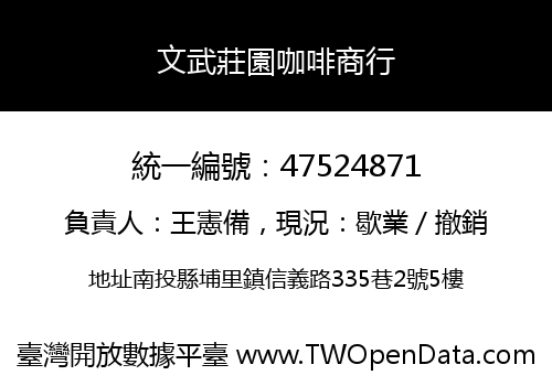 文武莊園咖啡商行