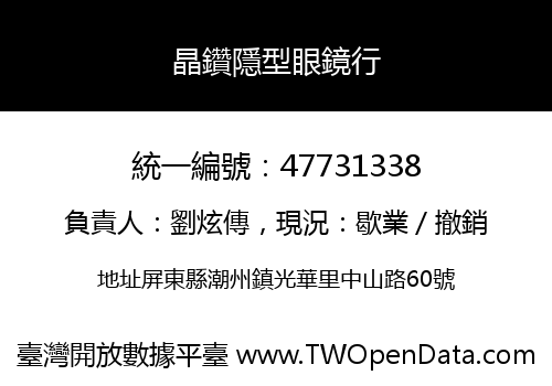 晶鑽隱型眼鏡行