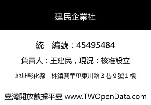 建民企業社