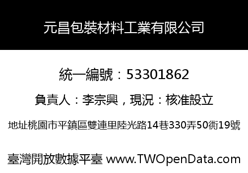 元昌包裝材料工業有限公司