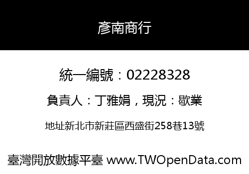 彥南商行