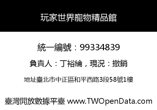 玩家世界寵物精品館