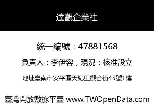 達觀企業社