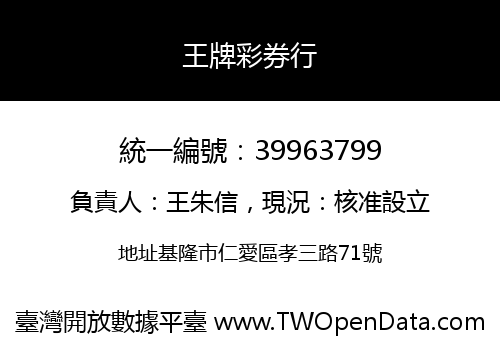 王牌彩券行