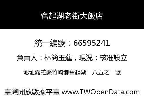 奮起湖老街大飯店