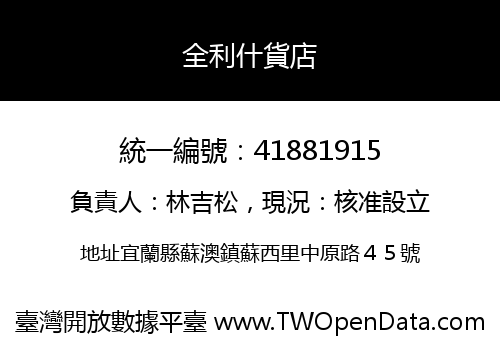 全利什貨店