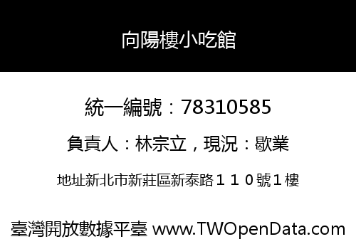 向陽樓小吃館