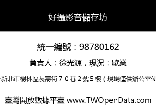 好攝影音儲存坊