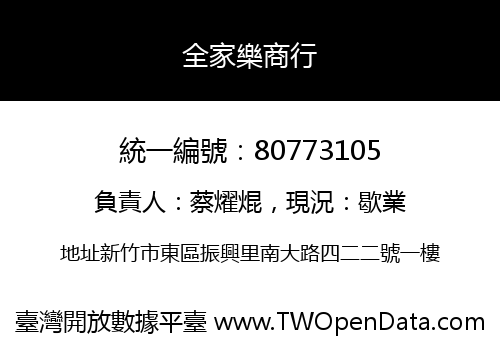 全家樂商行