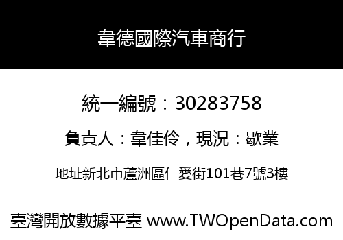 韋德國際汽車商行