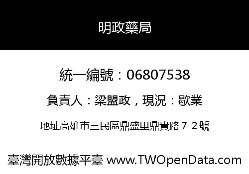 明政藥局