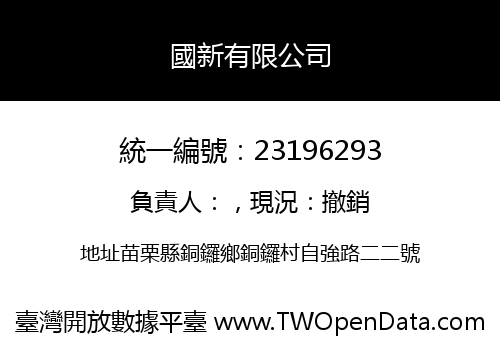 國新有限公司