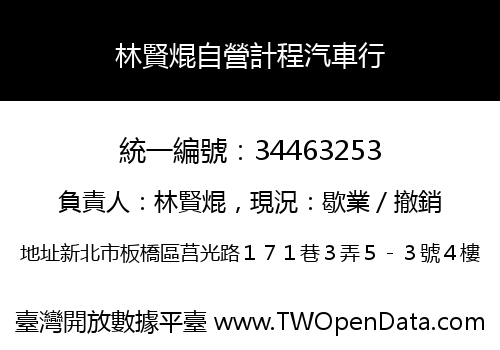 林賢焜自營計程汽車行