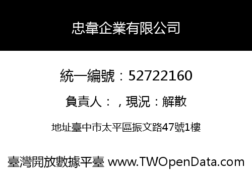 忠韋企業有限公司