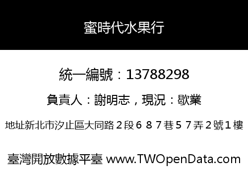 蜜時代水果行