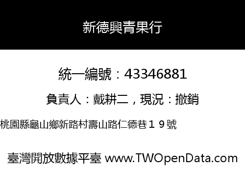 新德興青果行