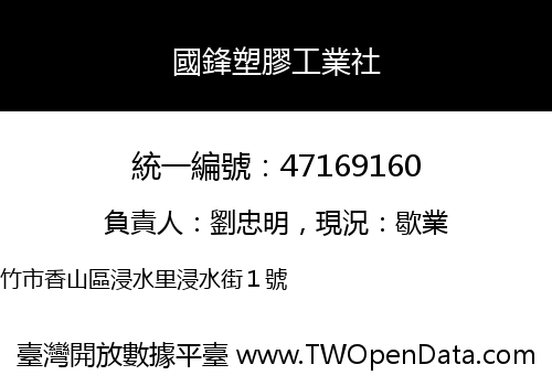 國鋒塑膠工業社